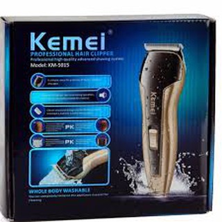 Kemei ปัตตาเลี่ยนไฟฟ้าแบบกันน้ำไร้สาย รุ่น KM-5015 5010 ( สีทอง )  รหัสสินค้า: KM-5015 สำหรับการออกแบบ ตัดแต่ง ทรงผมอย่า