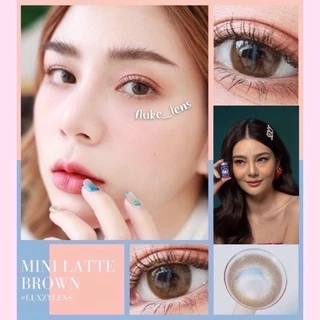 Latte (Brown) Size S คอนแทคเลนส์ 🕊 Luxzylens ค่าสายตา 0.00-6.00 Made in Korea 🇰🇷