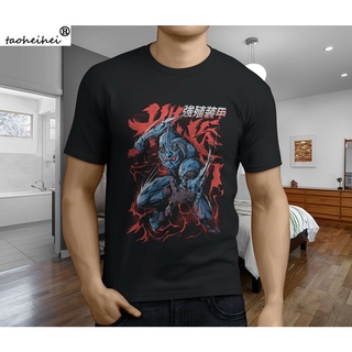 เสื้อยืดโอเวอร์ไซส์ยอดนิยม Guyver Japan Anime Mens เสื้อยืดสีดำ 2022 ฤดูร้อนใหม่ mens tshirtS-3XL