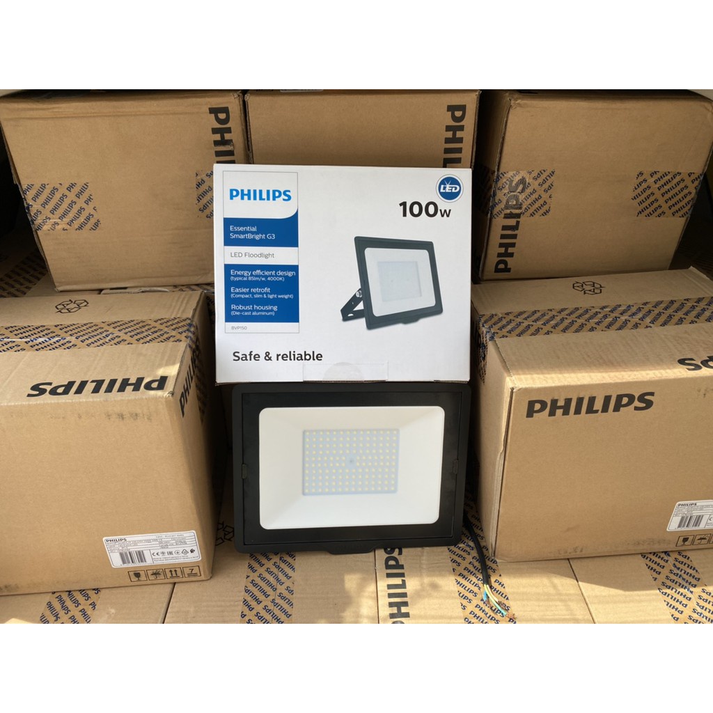 Philips โคมสปอร์ตไลท์ โคมฟลัดไลท์ ฟิลิปส์10W 20W 30W 50W 70W รุ่นBVP150 Floodlight SPOTLIGHT LED แสงขาว แสงวอม