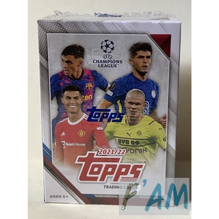 2021-22 Topps UEFA Champions League Soccer Blaster Box ท็อปปส์ ยูฟ่า แชมเปี้ยนส์ลีก กล่องใหม่ ซีล