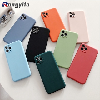 For Xiaomi Mi 10T 10 Lite 9T Pro Poco X3 NFC Phone Case Candy Color Colorful Fine Hole Plain Matte Fresh Simple Cute Solid Color Liquid Soft Silicone TPU Case Back Cover