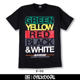 💙DRG💙Overdose T-shirt เสื้อยืดคอกลม สีดำ รหัส F-00(โอเวอโดส)