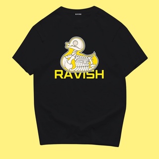 เสื้อยืดสกรีนลาย เป็ด ravish Halloween 🎃 พร้อมส่ง✨