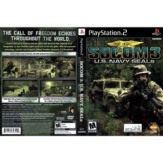 แผ่นเกมส์ PS2 SOCOM 3 U.S. Navy SEALs   คุณภาพ ส่งไว (DVD)