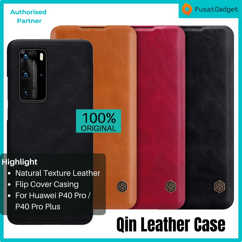 Huawei P40 Pro / P40 Pro Plus QIN Leather Flip Casing Case