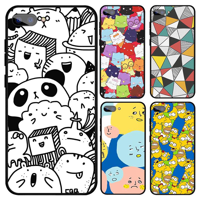 เคส HUAWEI Y6 Y7 Y6S PRO  Y7A Y6P Y9S Y9 Prime 2018 2019 มือถือสำหรับเคสโทรศัพท์มือถือลายการ์ตูนสําหรับ