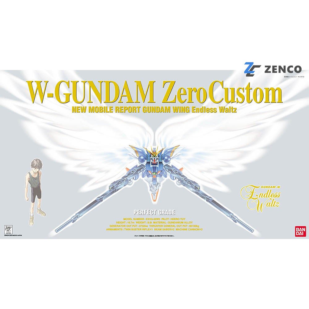 Bandai PG Wing Gundam Zero Custom 1/60 4902425776590