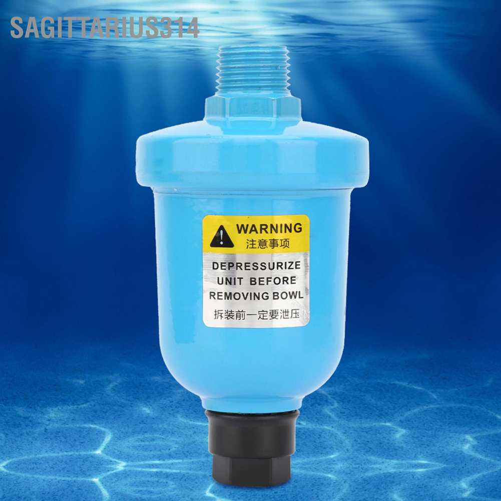 Sagittarius314 G1/2 1.0Mpa วาล์วระบายน้ําอัตโนมัติ อลูมิเนียม สําหรับระบบคอมเพรสเซอร์แอร์