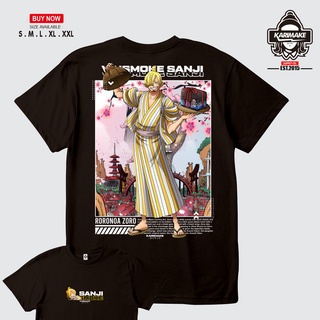 เสื้อยืด ลายการ์ตูนอนิเมะวันพีช VINSMOKE SANJI WANO KUNI KMZK