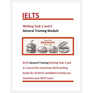 ❤️หนังสือ IELTS General Training Writing Task 1 and 2 (เล่มหนาอัพเดท)