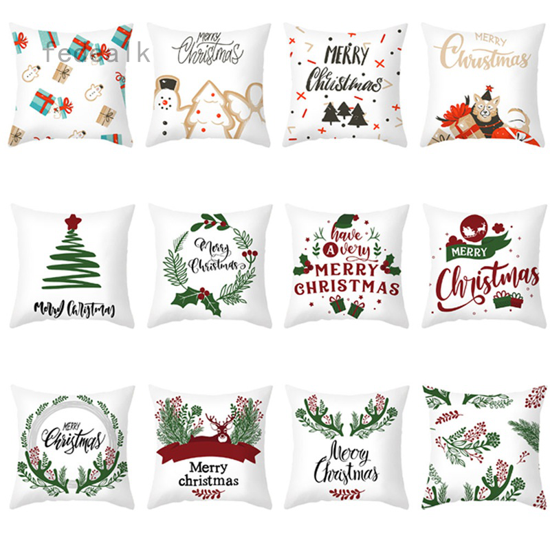 Meien 1Pair Christmas Fridge Handle Covers Microwave Oven Dishwasher