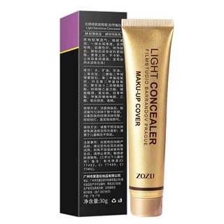 C130.ZOZU Golden Tube คอนซีลเลอร์ มอยส์เจอร์ไรซิ่ง ปรับสีผิวให้กระจ่างใสคอนซีลเลอร์หลอดสีทองปกปิด