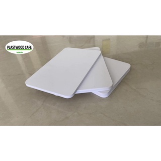 แผ่นพลาสวูด(plastwood PVC FOAM SHEET) 10มิล สีขาว ​ขนาด​60x40ซม.