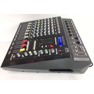 LXJ Mixers Audio ขยายเสียง POWER MIXER 6CH BLUETOOTH USB EFFECT 99DSP สเตอริโอมิกเซอร์ 6 ช่อง 800W(RMS) รุ่น PMX-608D