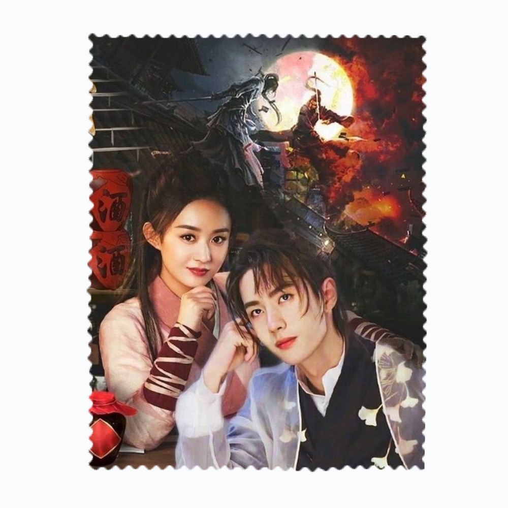 สั่งทำ ผ้าเช็ดแว่นตา เช็ดเลนส์ ผ้าไมโครไฟเบอร์ ซีรีส์จีน Legend of Fei นางโจร หวังอี้ป๋อ จ้าวลี่อิง