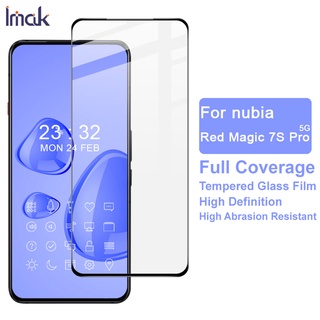 imak Nubia Red Magic 7S Pro 5G ฟิล์มกระจกนิรภัยกันรอยหน้าจอ 9D HD ป้องกันแสงสีฟ้า Full Coverage Tempered Glass Film