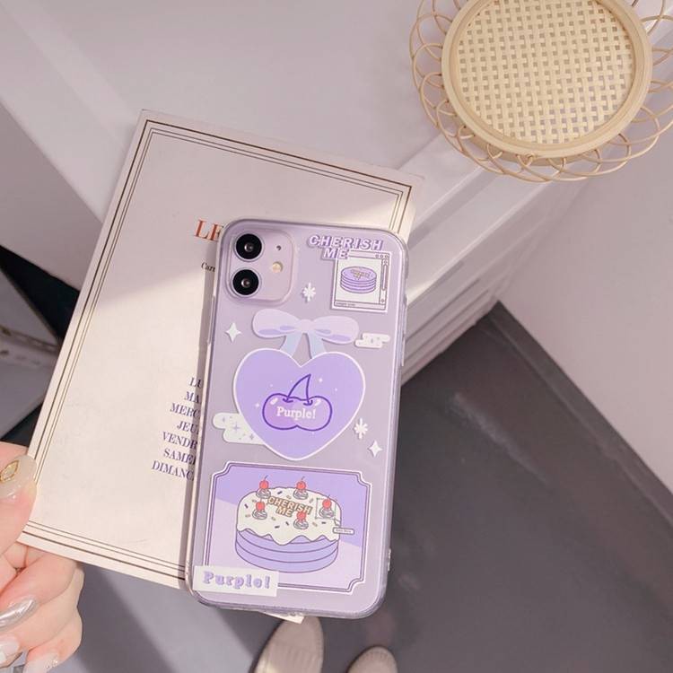POPPA ส่งจากไทย สินค้า 1 บาท ใช้กับ เคสไอโฟน11 13 14plus 15 pro max XR 12 13pro เคสเกาหลี 6P 7P 8P พสัส X 14plus#880