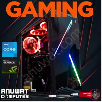 คอมพิวเตอร์เล่นเกมส์ของใหม่ทุกชิ้น- Intel Core I5-10400F RAM 16GB GTX-1660 (GEN10)