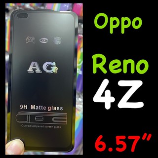 พร้อมส่งทันที Oppo Reno 4Z 5G หน้าจอ 6.57นิ้ว ฟิล์มกระจก เต็มจอ แบบด้าน :AG: กาวเต็ม