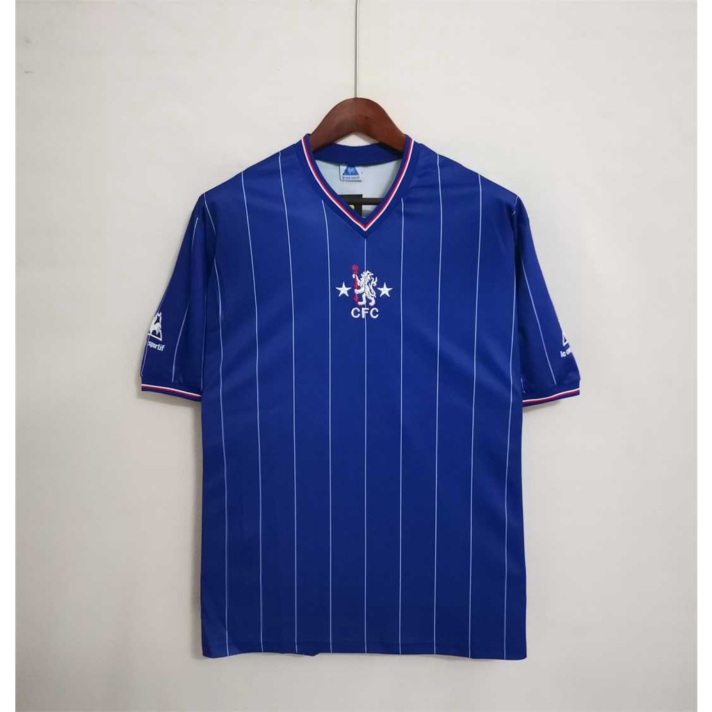 81-83 Chelsea Home Retro Soccer Jersey Football 9ZBO