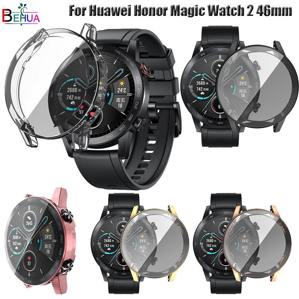 เคสป้องกันหน้าจอ Tpu แบบใส สําหรับ Huawei Honor Magic Watch 2 46 มม. Huawei GT 2 46 42 มม.