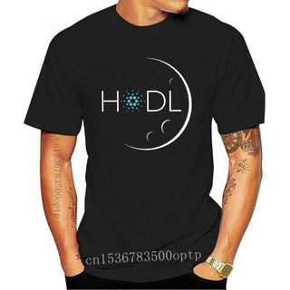 [S-5XL]เสื้อยืดคอกลม แขนสั้น พิมพ์ลาย Cardano HODL Moon สไตล์คลาสสิก ไม่ซ้ําใคร สร้างสรรค์ เหมาะกับฤดูร้อน สําหรับผู้ชาย