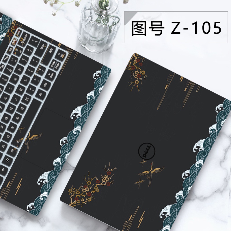 Cuecueyou-- สติกเกอร์ไวนิล 2 ด้าน สําหรับแล็ปท็อป 11 12 13 14 15 17 นิ้ว Dell Travel Box G15-5510 G3 G5-5587 7000 Lingyue 7300 3505 5402 Vostro 3590 / 3400 / 5401
