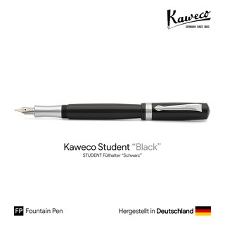 Kaweco Student "Black" Fountain Pen - ปากกาหมึกซึมคาเวโก้สติวเด้น รุ่นสีดำ