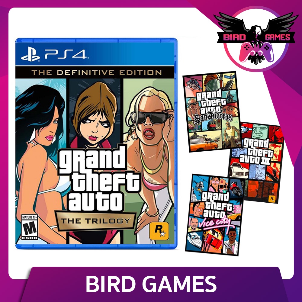 Grand Theft Auto The Trilogy Ps4 Game แผ่นแท้มือ1!!!!! (GTA Ps4)(GTA Trilogy Ps4)