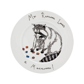 จาน MR RACCOON LOVES A MACAROON BY JIMBOBART