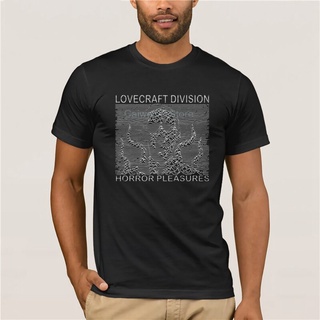 เสื้อยืดผ้าฝ้ายพิมพ์ลาย เสื้อยืดแขนสั้น คอกลม ผ้าฝ้าย พิมพ์ลาย Lovecraft Division แฟชั่นสําหรับผู้ชาย