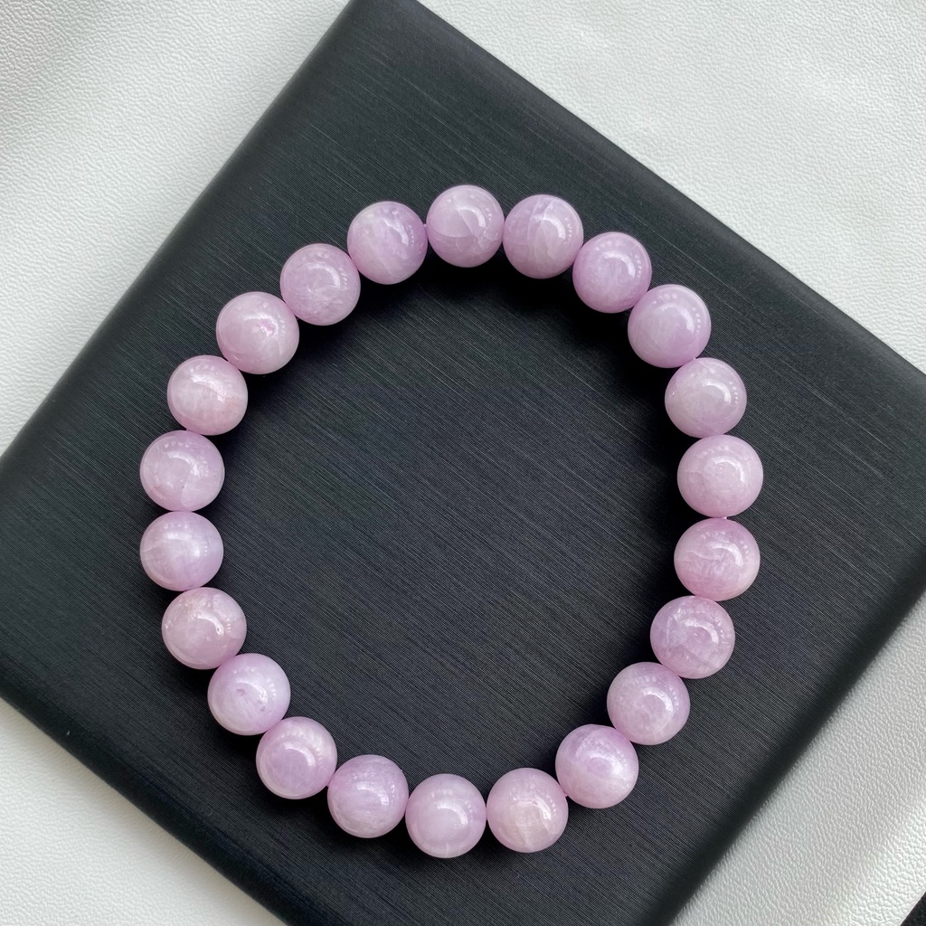 กำไลหินแท้คุนไซต์ (Kunzite) 8.5mm