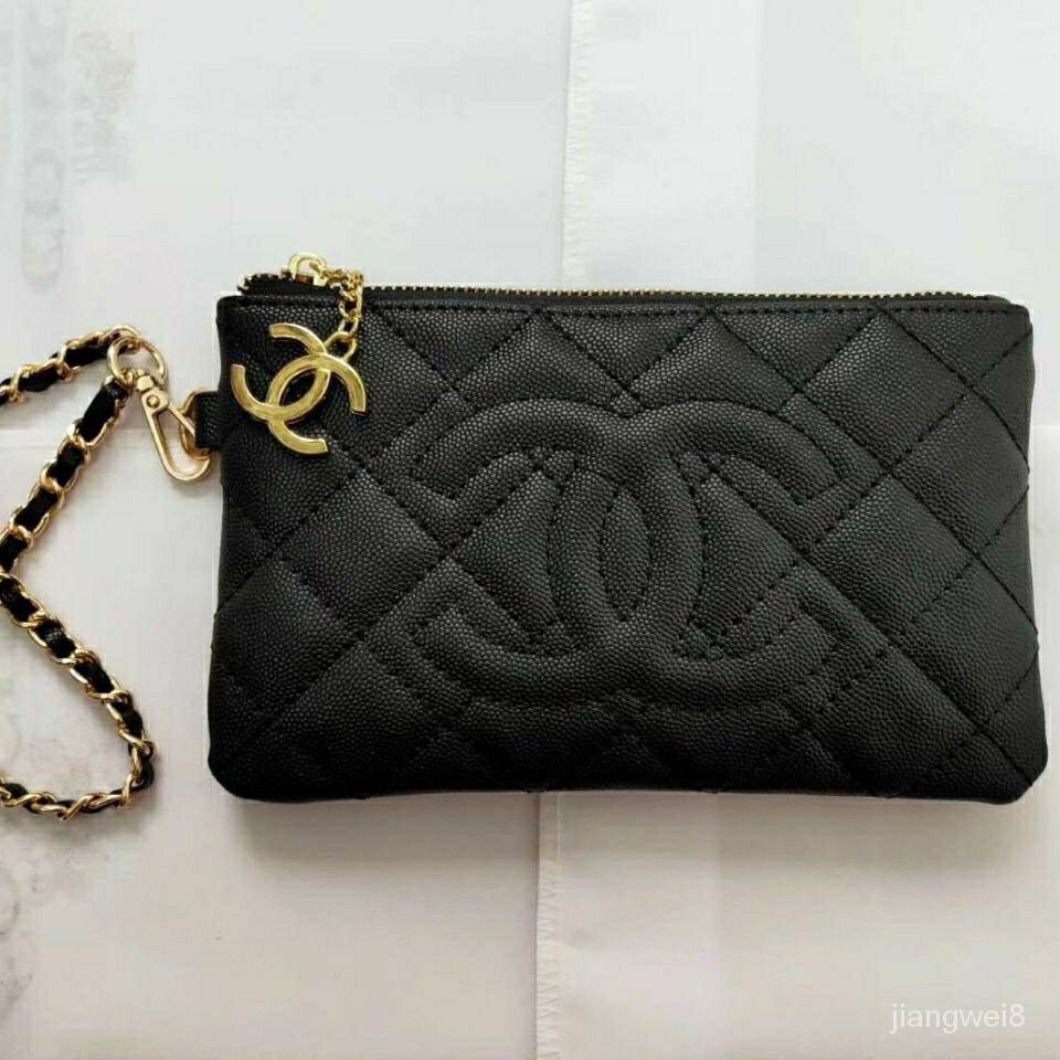 【new】2021 Chanel's Style Long Clutch Chain Coin Pack Card Bag Phone fhAT