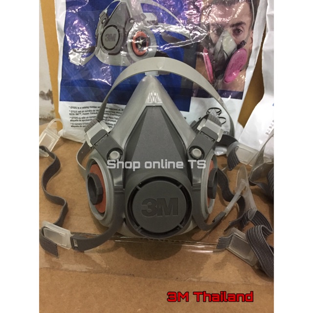 ▫♧☇[ส่งฟรี/ของแท้] 3M 6200 +2097 ชุดหน้ากากพร้อมฟิลเตอร์ 2097 (