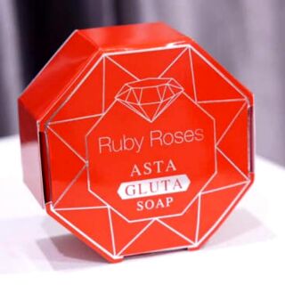 Ruby Roses Asta Gluta Soap รับบี้ โรส สบู่อัญมณีสีแดง