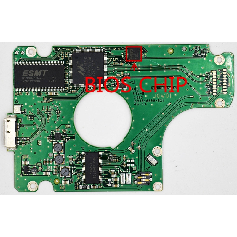 บอร์ด Pcb ไดร์เวอร์แข็ง / BF41-00373A USB3.0 , M8U_539B_REV.01 R00 / ST1000LM025 , ST500LM014