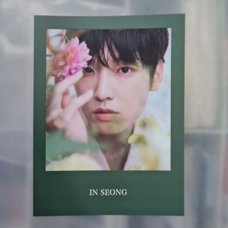 [พร้อมส่ง] โพลารอยด์สุ่ม อินซอง Inseong SF9 2021 Seasons Greetings Blooming Time Polaroid Photocard โฟโต้การ์ด