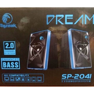 ลำโพง Gaming คอมพิวเตอร์ Razeak Dream Multimedia Speaker USB 2.0 Subwoofer รุ่น SP-2041 รับประกัน 1 ปี