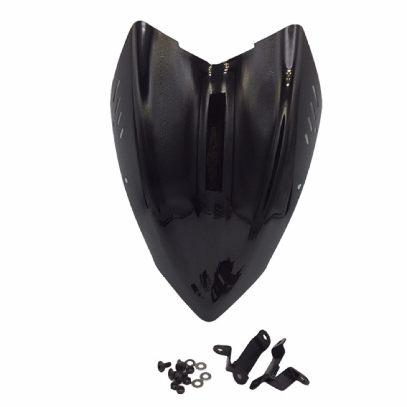 บังไมล์ ชิวหน้า M SLAZ  Mslaz Zoomer ตัวแรก MSX -125 ตัวเก่า ชิวแต่ง ชิวบังไมล์ ชิวบังลม สีดำ