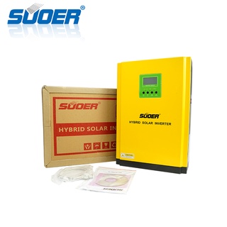 Hybrid Solar Inverter Suoer VMS-3K-24V-3200W MPPT80A ไม่ต้องใช้แบต ของแท้ ประกัน1เดือน