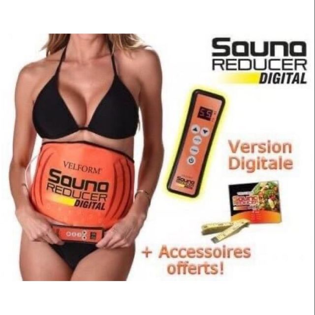 Velform Sauna Reducer Digital เข็มขัดสลายไขมันไฟฟ้า ลดเคเลอรี่