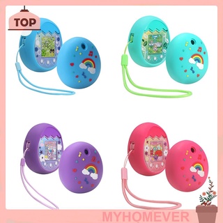 Myhome เคสซิลิโคน ป้องกันเครื่องจักรสัตว์เลี้ยงไฟฟ้า สําหรับ Tamagotchi Pix