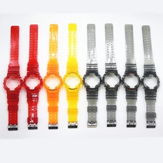 สายนาฬิกาข้อมือ สีโปร่งใส กันน้ํา สําหรับ Casio G-SHOCK GA120 110 100 GD100 GD110 GD120 GA-110GB GAX-100