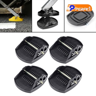 4x Universal Caravan Jack Pads Anti Sag Jacking Lift Pad Adapter Fit for RV