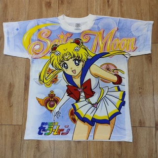 SAILOR MOON 🌝 BOOTLEG OVERPRINT CARTOON เสื้อลายการ์ตูน เสื้อวง เสื้อทัวร์