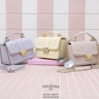 atreasurebox bag รุ่น preppy สี lavender