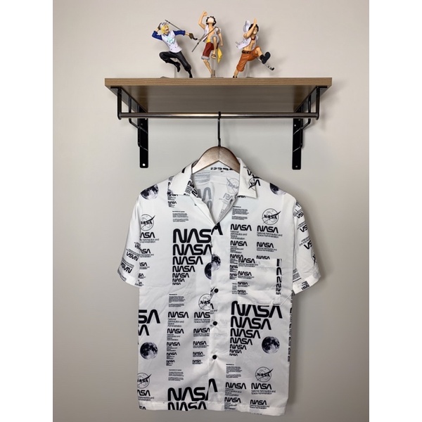 เสื้อเชิ้ตผ้าไหมอิตาลีลาย NASA (Nasa)