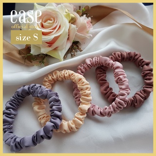 Satin Scrunchies - ยางรัดผม Value Pack 3 ชิ้น คละสี ไซส์ได้  Premium Satin ไม่กินผม ไม่ย้วย รัดแน่น (Warm tone/Pastel)