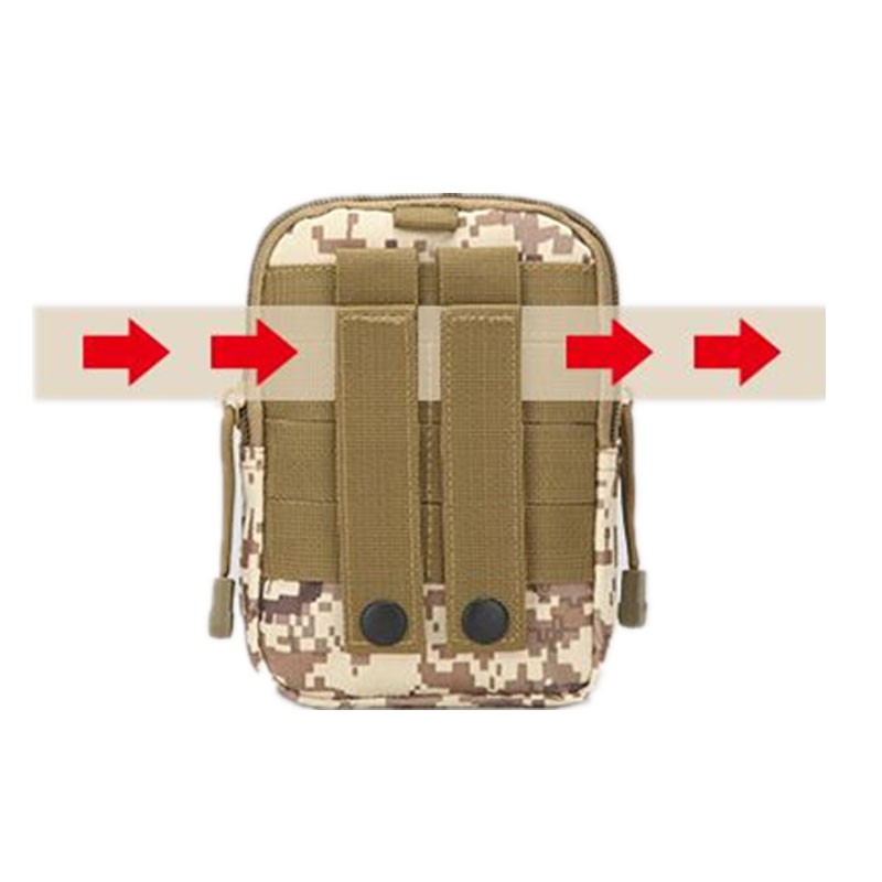 Molle กระเป๋าคาดเอว คาดเอว ใส่โทรศัพท์มือถือ สําหรับเดินป่า ตั้งแคมป์